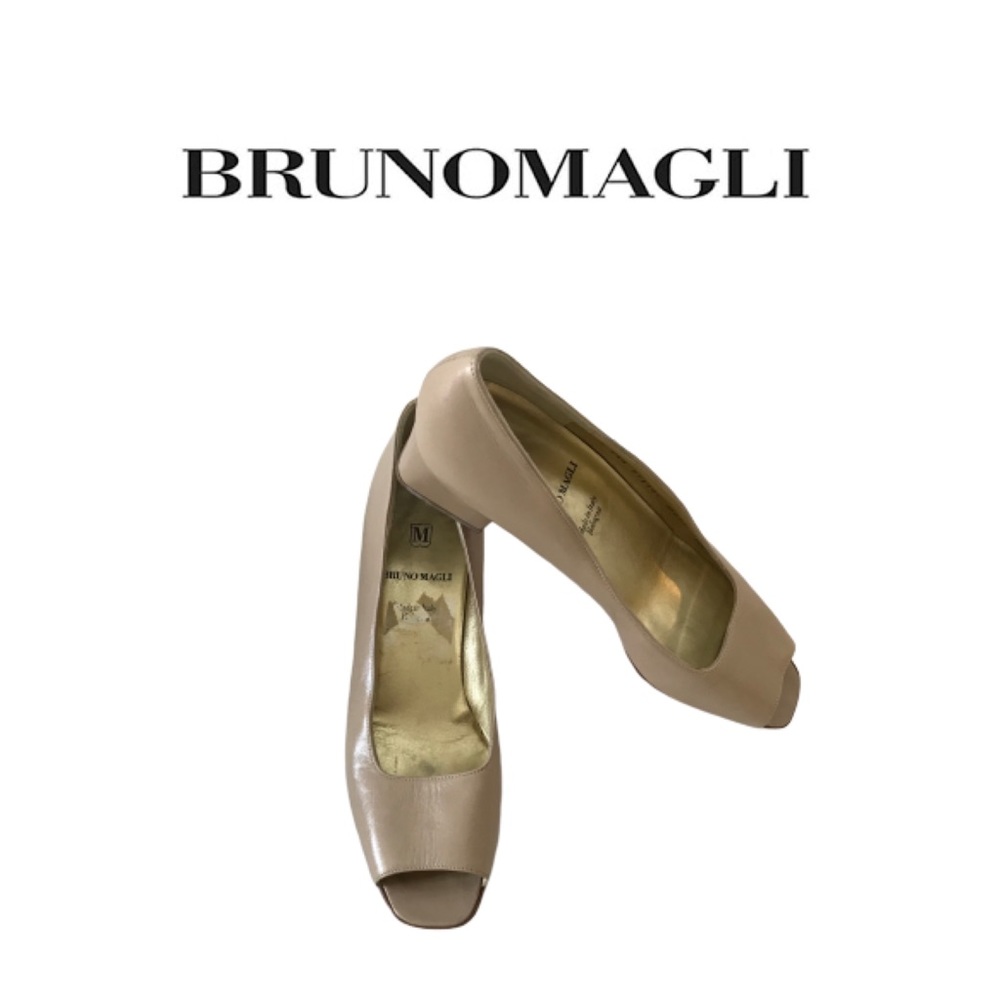Vintage Bruno Magli Tan Shoes. Sz 7.5 AAA